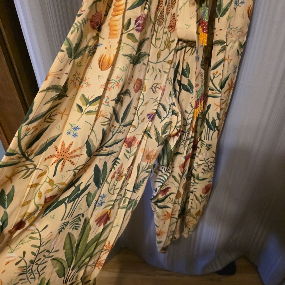 FARM Rio Tropical Print Jumpsuit - Yellow and Green. NWOT - Picture 5 of 7